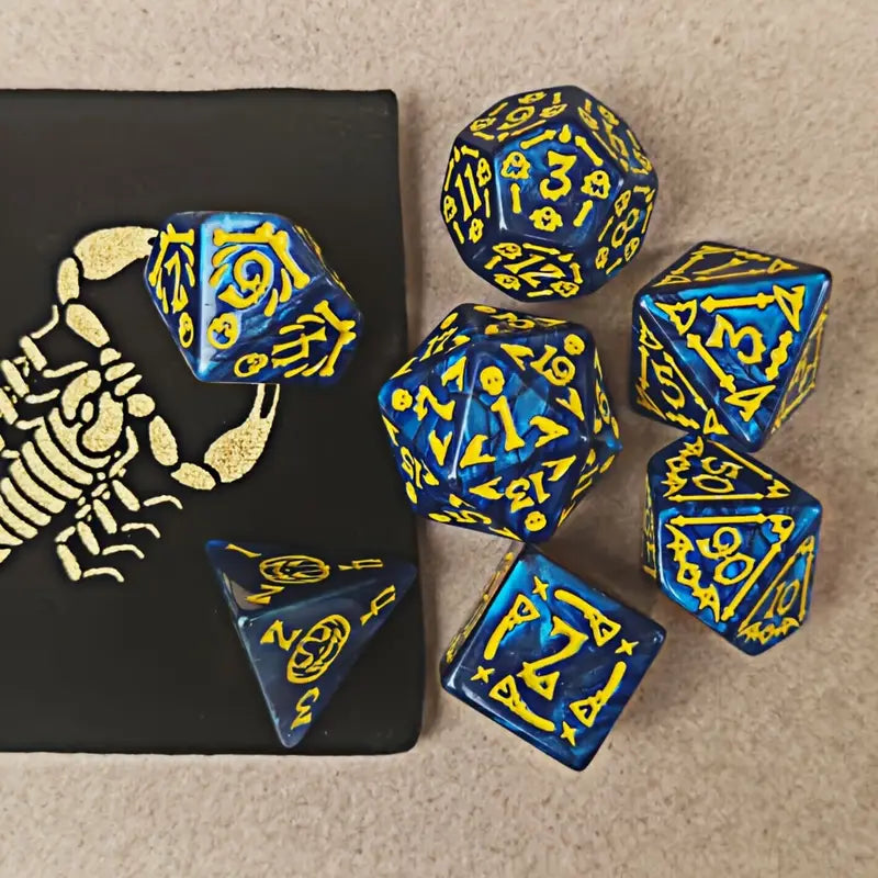 Halloween Pattern Dice Set