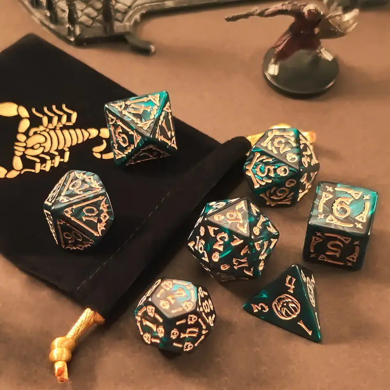Halloween Pattern Dice Set