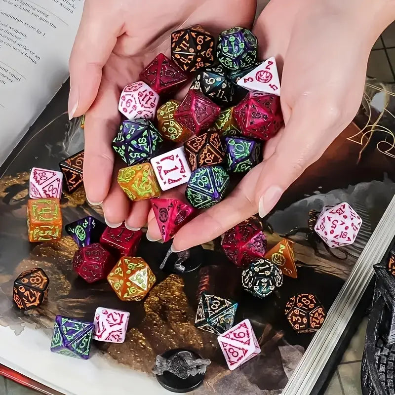 Halloween Pattern Dice Set