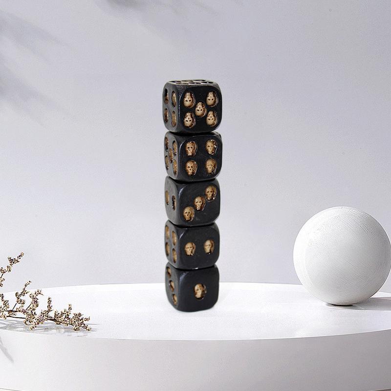Black Skull Balance Dice