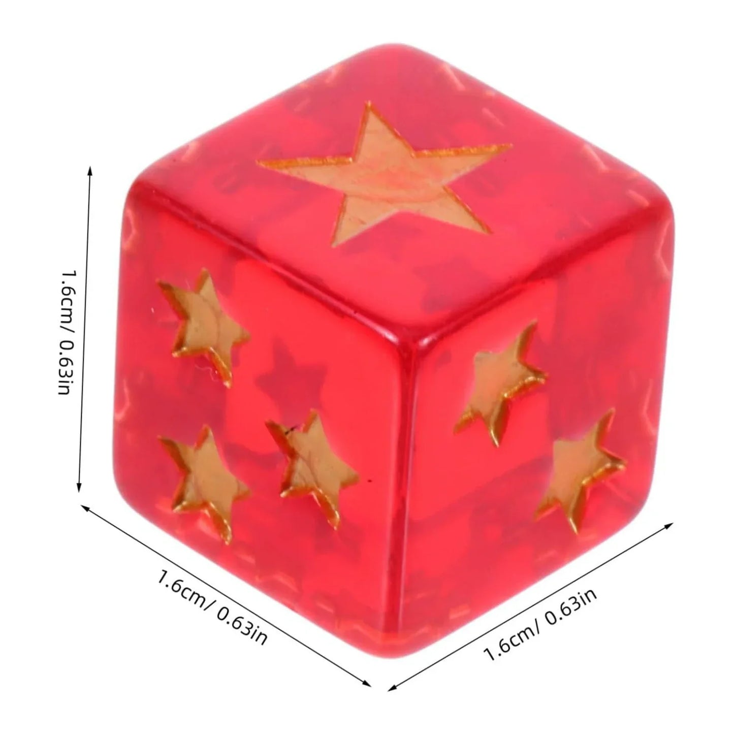 Dragon Star Dice - DnD Dice D6 Inspired By Dragon Ball - Pack of 3