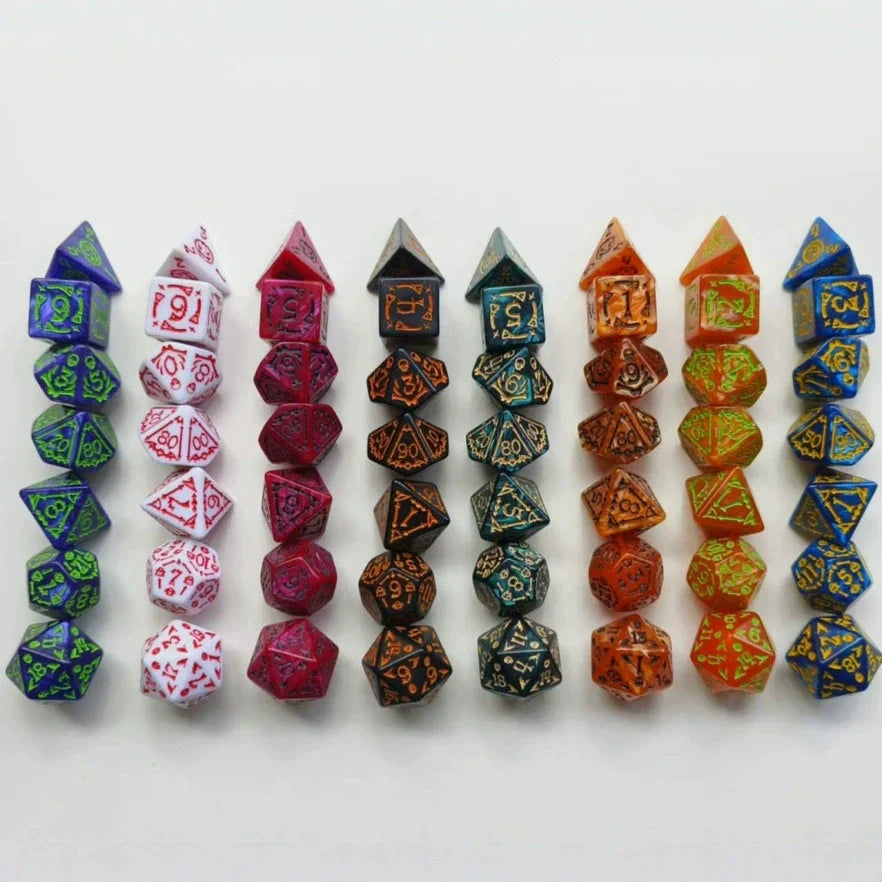 Halloween Pattern Dice Set