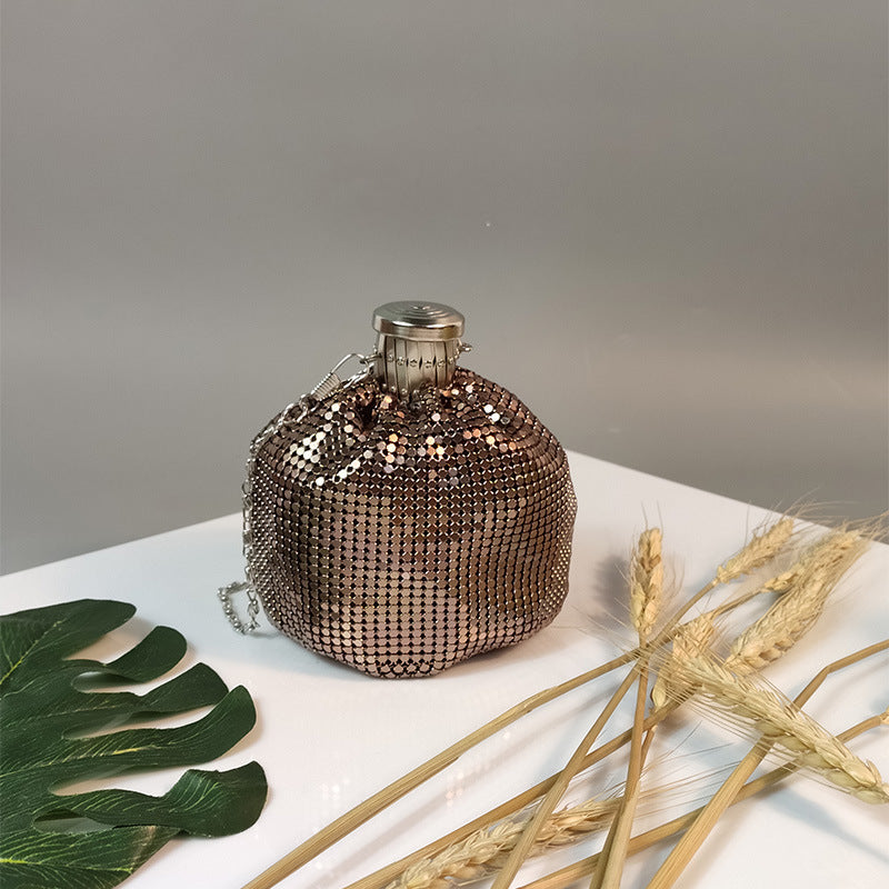 Vintage Style Scaled Gate-top Dice Bag + Mystery Dice Set