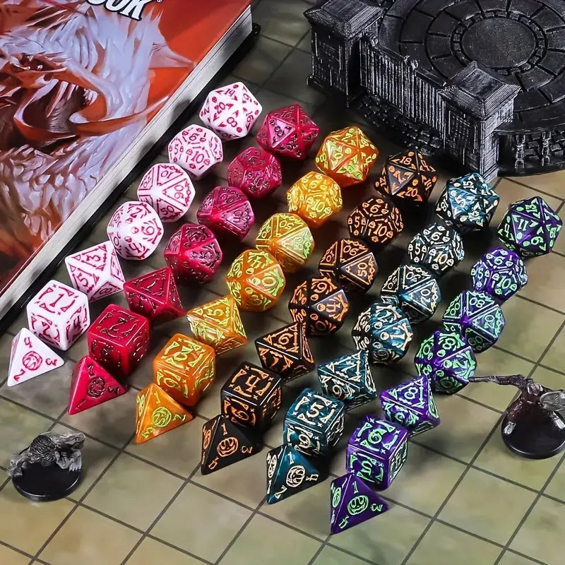 Halloween Pattern Dice Set