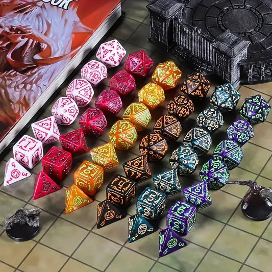 Halloween Pattern Dice Set