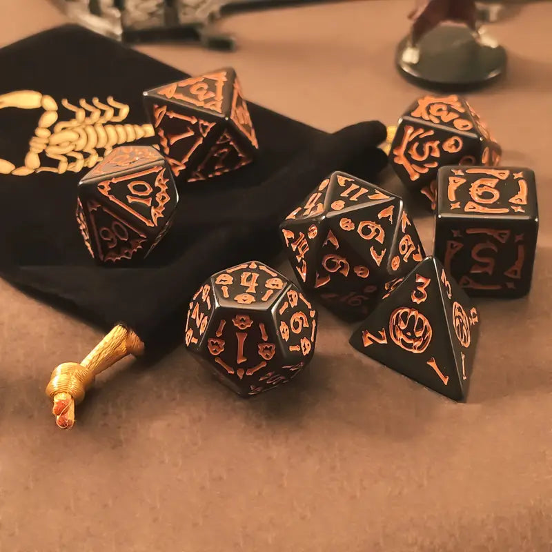 Halloween Pattern Dice Set